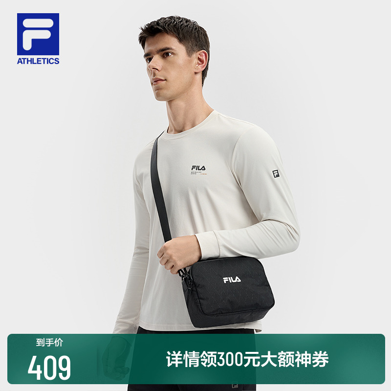 FILA斐乐男包健身运动单肩包