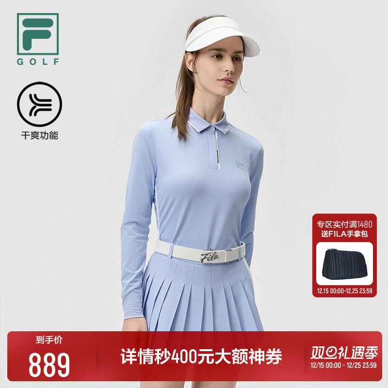 FILA斐乐女子长袖POLO