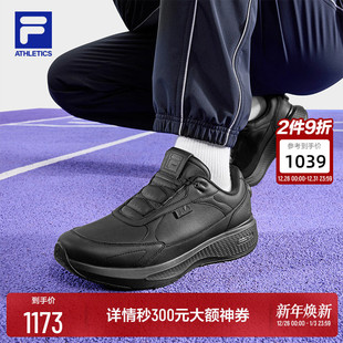 牛皮防水运动鞋 王阳同款 2025冬新款 男鞋 FILA斐乐BOA柔云3菁英跑鞋