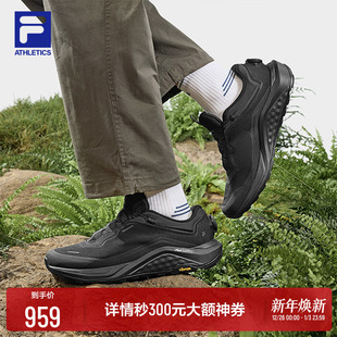 登山徒步防泼水运动鞋 雪狼2 2026春新款 男鞋 FILA斐乐BOA户外跑鞋