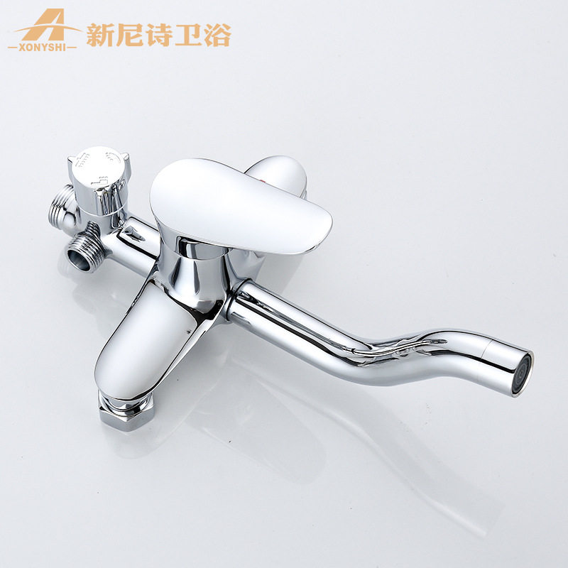 卫浴家用全铜一体简易手持淋浴花洒全套一整套装热水器卫生间