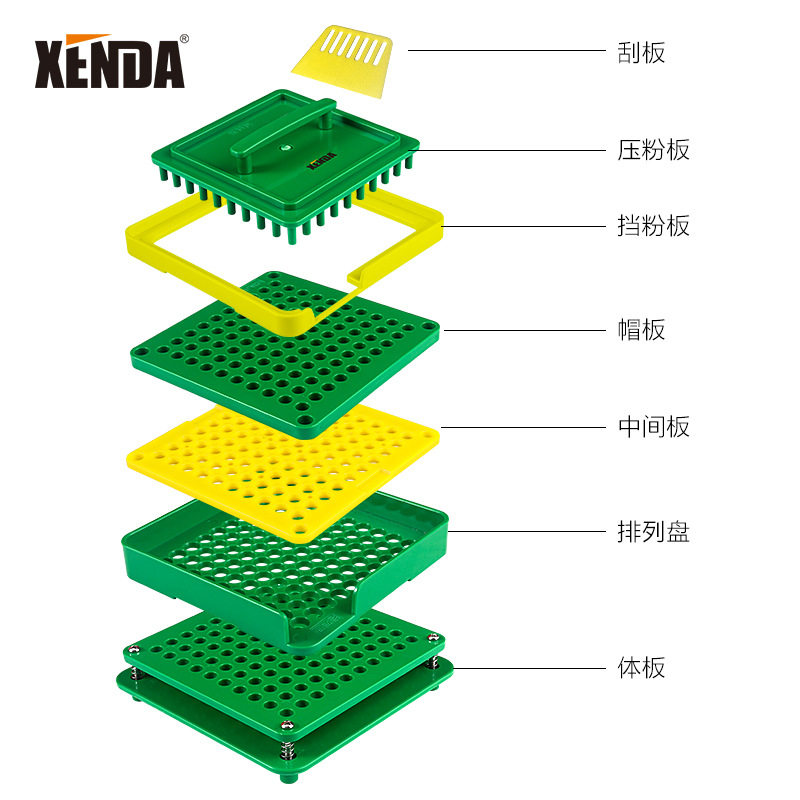 00号大号100孔胶囊壳灌装器 胶囊灌装板胶囊板 家用装粉工具
