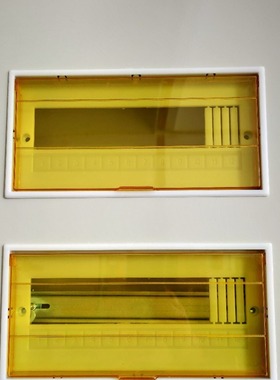 明装暗装0.8厚灰色pz30-6回路72配电箱明开关箱新型防护