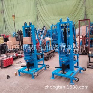 疏通声测管设备 钻井设备打井机 双链条电动液压伸缩式 水井钻机