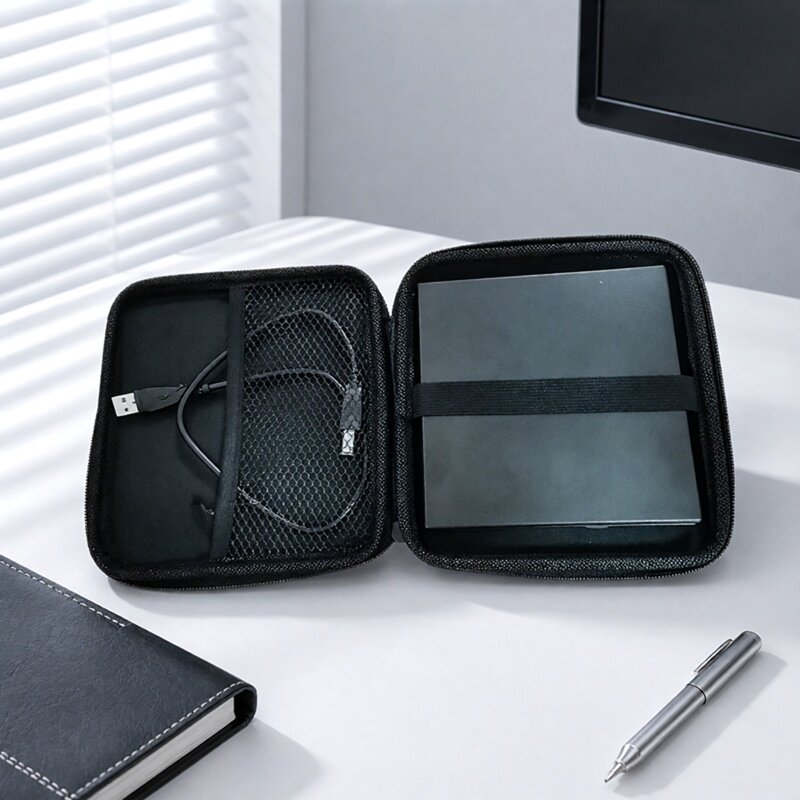 适用华硕USB3.0外置光驱收纳包 惠普DVD刻录机移动光驱硬壳防震包