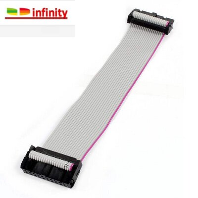 极速2 Pieces i2.54 mm Pitch 20 Pin F/F IDC Flat Ribbon Cable