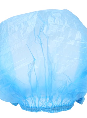 现货100Pcs Pack Disposable Thick PlastIic Elastic Shower Cap