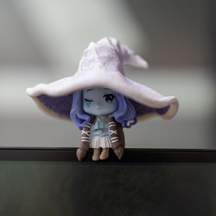 汽车导航中控屏幕摆件可爱动漫车载显示屏装饰车内艾尔登法环模型