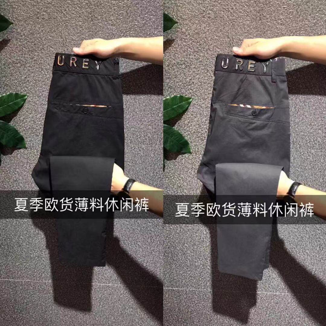 1315秋季新款男士商务休闲裤黑色
