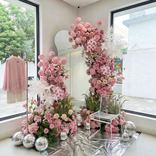 仿真花艺假花落地摆件布置装饰品