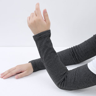 套男女秋冬防寒弹力德绒护手臂袖 保暖加绒加厚袖 子 加长款 手臂套袖