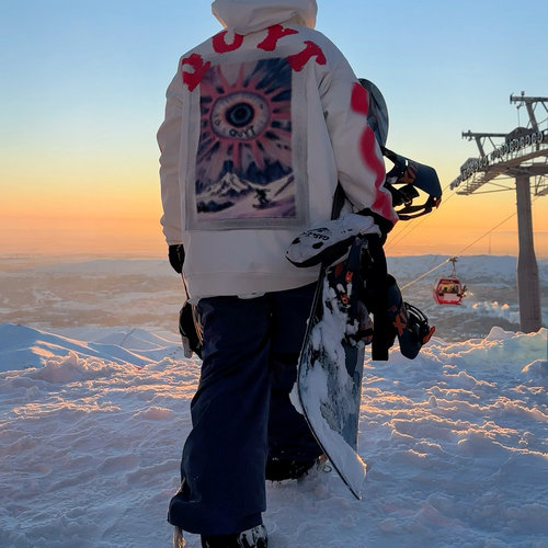 QUYT滑雪卫衣防水加绒滑雪服