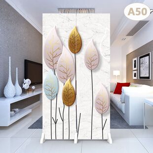 现代简约房间屏风隔断柜卧室门对门的客厅阳台遮挡厕所门折叠移动