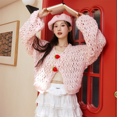 CLOUDSEASON芝士莓莓手打开衫