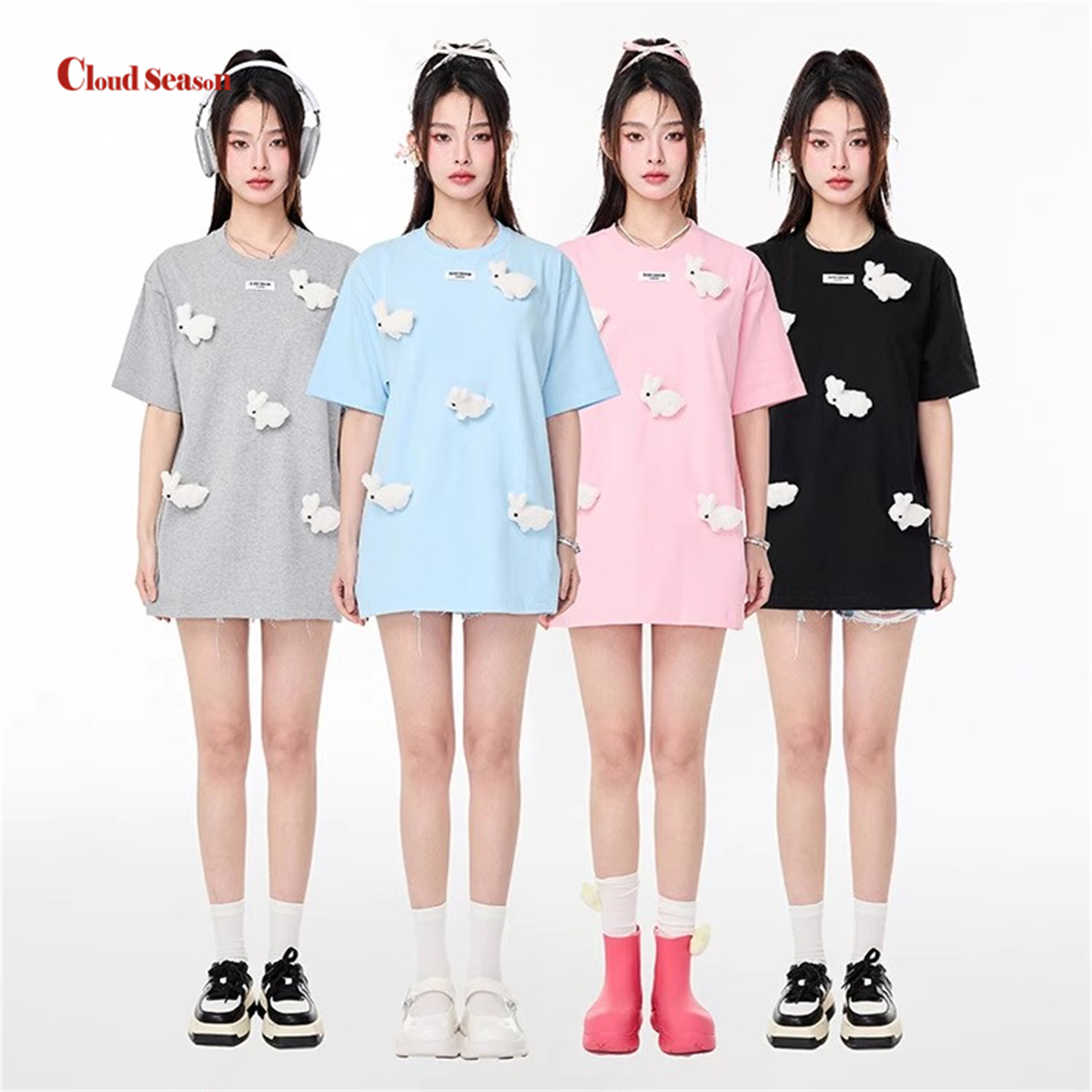 CLOUDSEASON立体小兔上衣