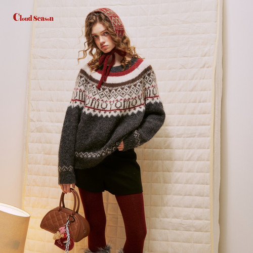 CLOUDSEASON毛衣女2026新款冬毛衣冬季女秋冬高级感毛衣秋冬女