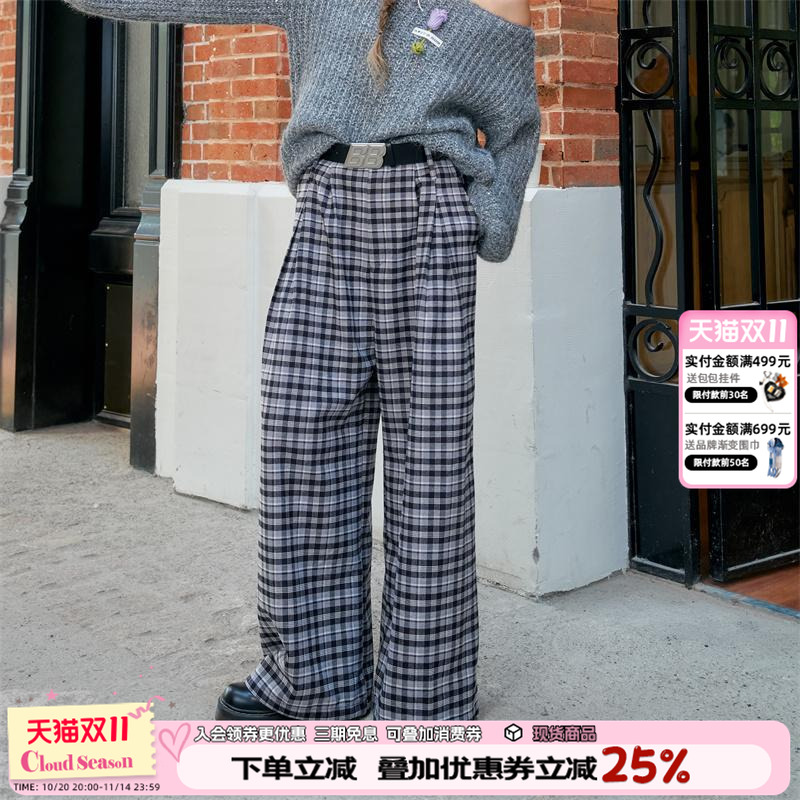 CLOUDSEASON绅士格子裤