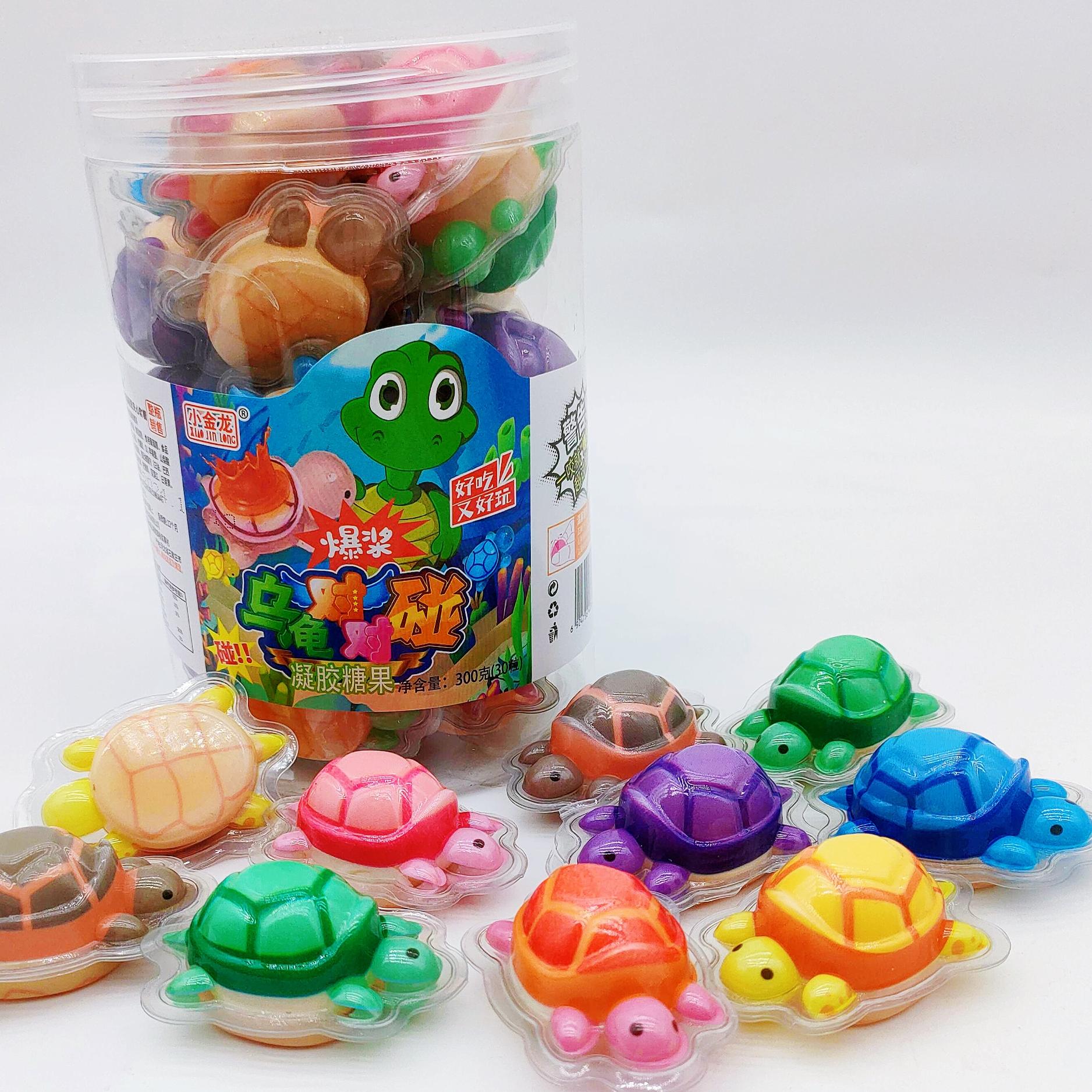 乌龟对对碰爆浆软糖网红同款童年回忆零食商超糖果