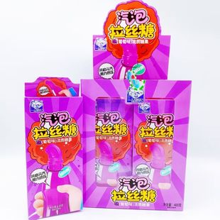 汽泡拉丝糖流质糖果一品奶农袋装校园学生零食网红糖果