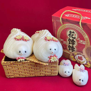 老雁馍阜阳特产大礼盒安徽花馍面包馒头二月二送礼老燕