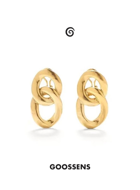 Goossens法国品牌Lhassa环型耳夹 高级感时尚轻奢小众耳环