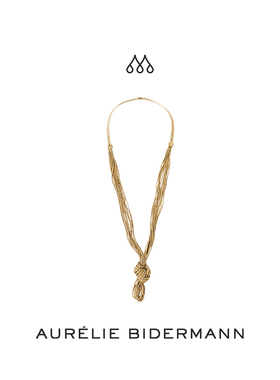 Aurelie Bidermann法国品牌Miki长项链时尚高级质感锁骨链