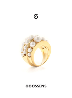 Goossens法国品牌Graine de Gemmes巴洛克珍珠戒指 经典优雅戒指