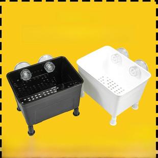 乌龟隔离盒多功能组合套龟苗活体黑白发色盒鱼缸孔雀鱼孵化饲养盒