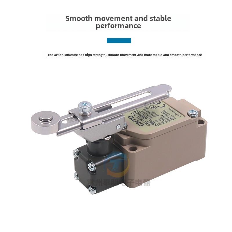 CNTD昌得微动行程开关CWLCA12-2-Q限位器金属带滚轮自覆位常开子