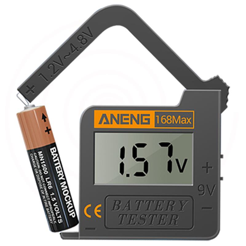 电池电量检测仪容量测试仪显示器数显测剩余 余电压检测器随身可