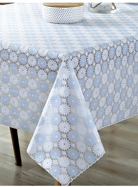 pvc桌布防水防滑防烫免洗塑料餐桌布长方形桌垫书桌ins风茶几台布