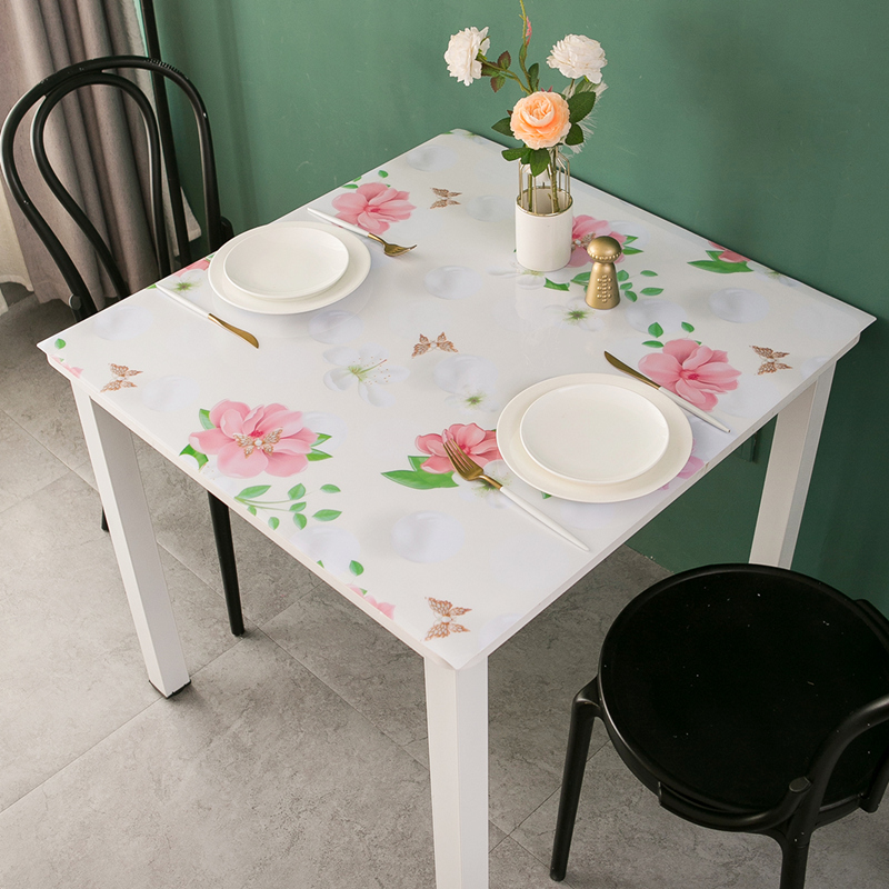 喜乐优田园pvc防水防油方桌布