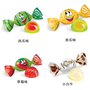 bursting gummies juice acorn wate Russian candy sandwich