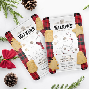 圣诞节新年黄油酥饼送礼礼盒Butter puff pastry gift box