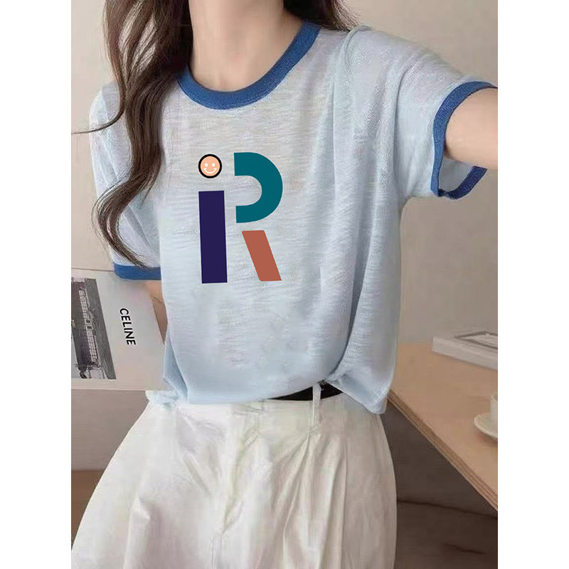 竹节棉短袖T恤女夏大码胖mm遮肚图片