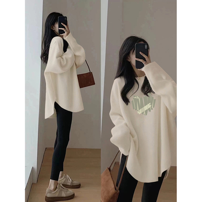 中长款长袖t恤女秋冬遮屁股内搭