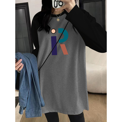 小个子宽松纯棉T恤女秋冬内搭