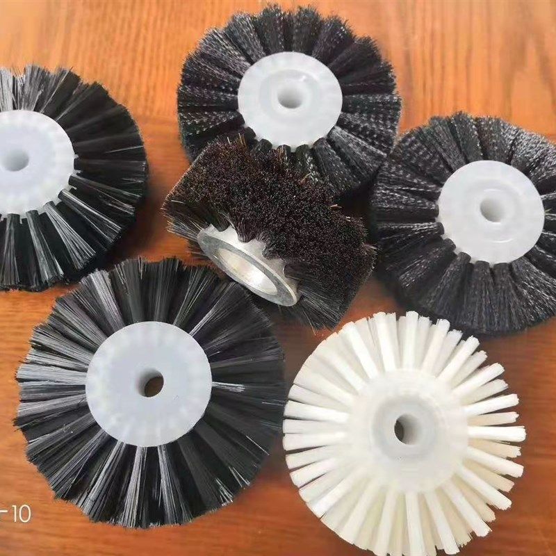 工业机械清洁尼龙丝圆盘刷清洗耐磨圆形刷子pNvc塑料硬软毛刷定做