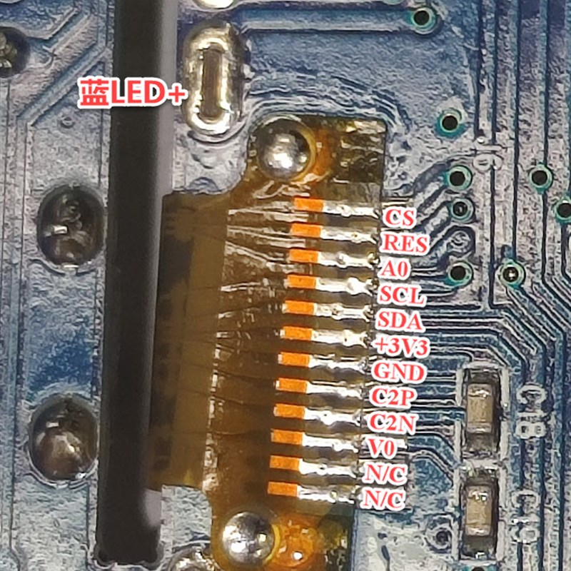 带STM8S003单片机 1.9寸12864液晶屏显示板 5V  有例程源码