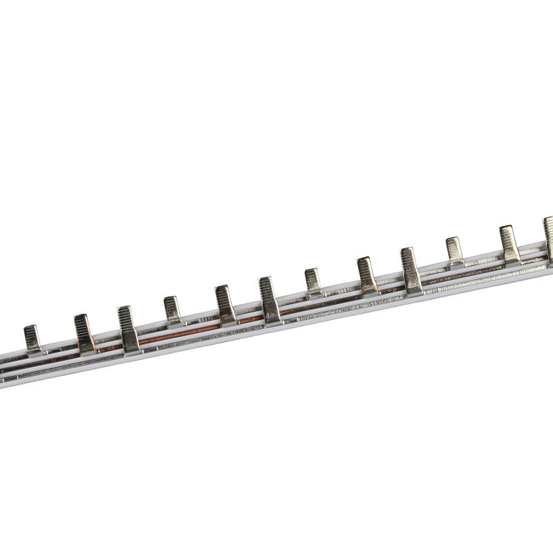 汇流排C45/DZ47 3P断路器接线端子1米63A紫铜连接铜排1.8厚*5mm宽