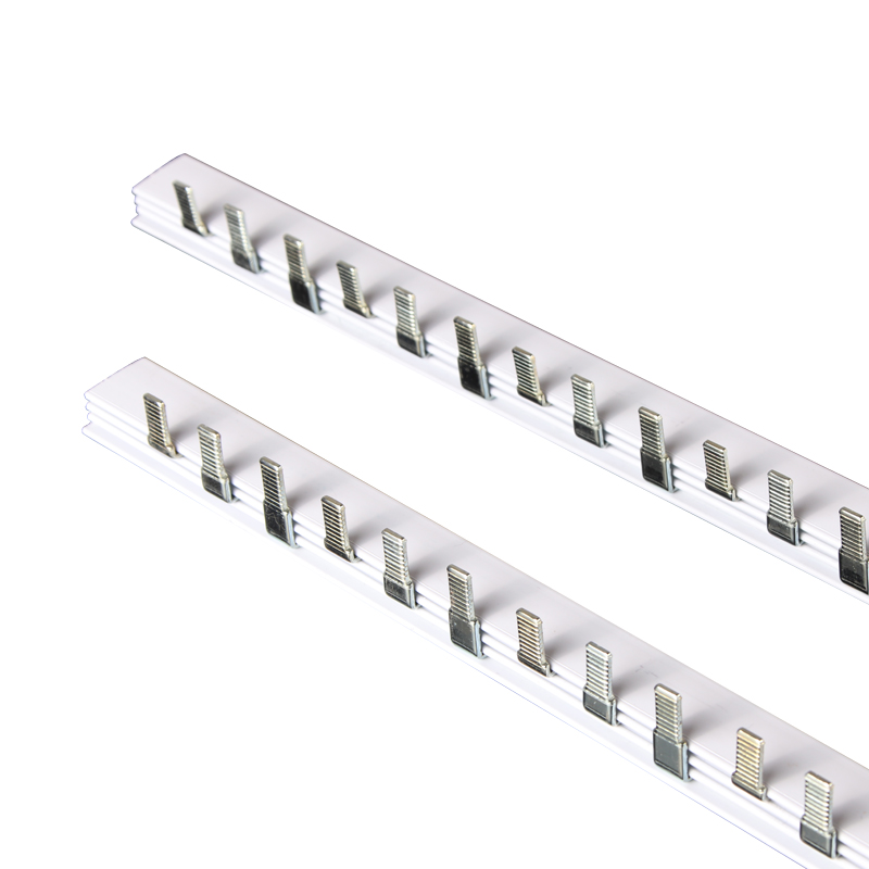 C45/DZ47汇流排 3P40A国标紫铜空开断路器连接条54MM梳妆母排铜条