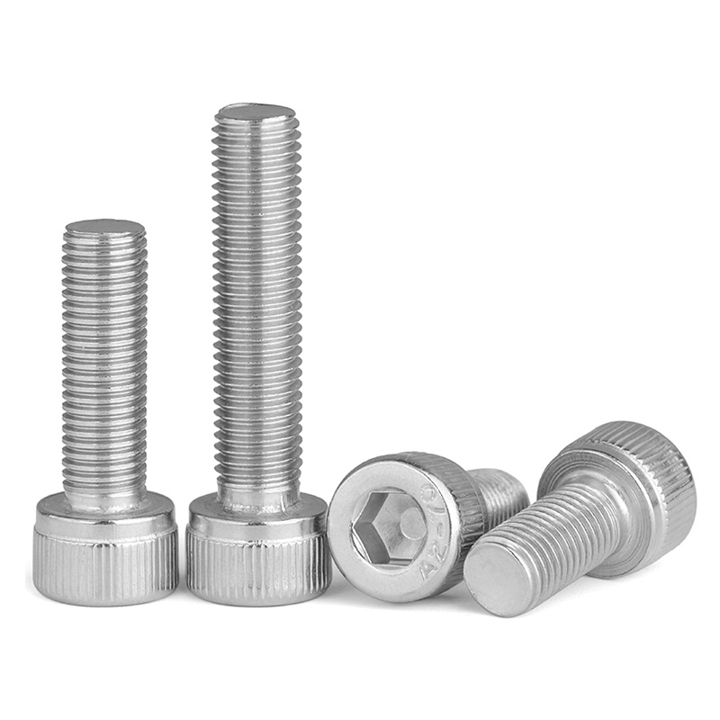 304不锈钢细牙内六角螺丝细丝细u扣螺丝M6M8M10*1M12*1.5M16 6L