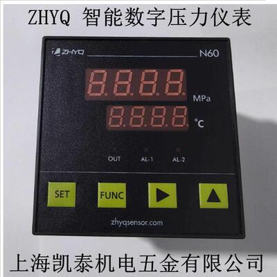 ZHYQ 上海朝辉 N60 N50 N10 智能数字压力表 温度一体K型