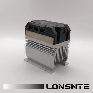 LG3A6075DS蓝石三相固态继电器75A散热器一体 直流控制交流600VAC