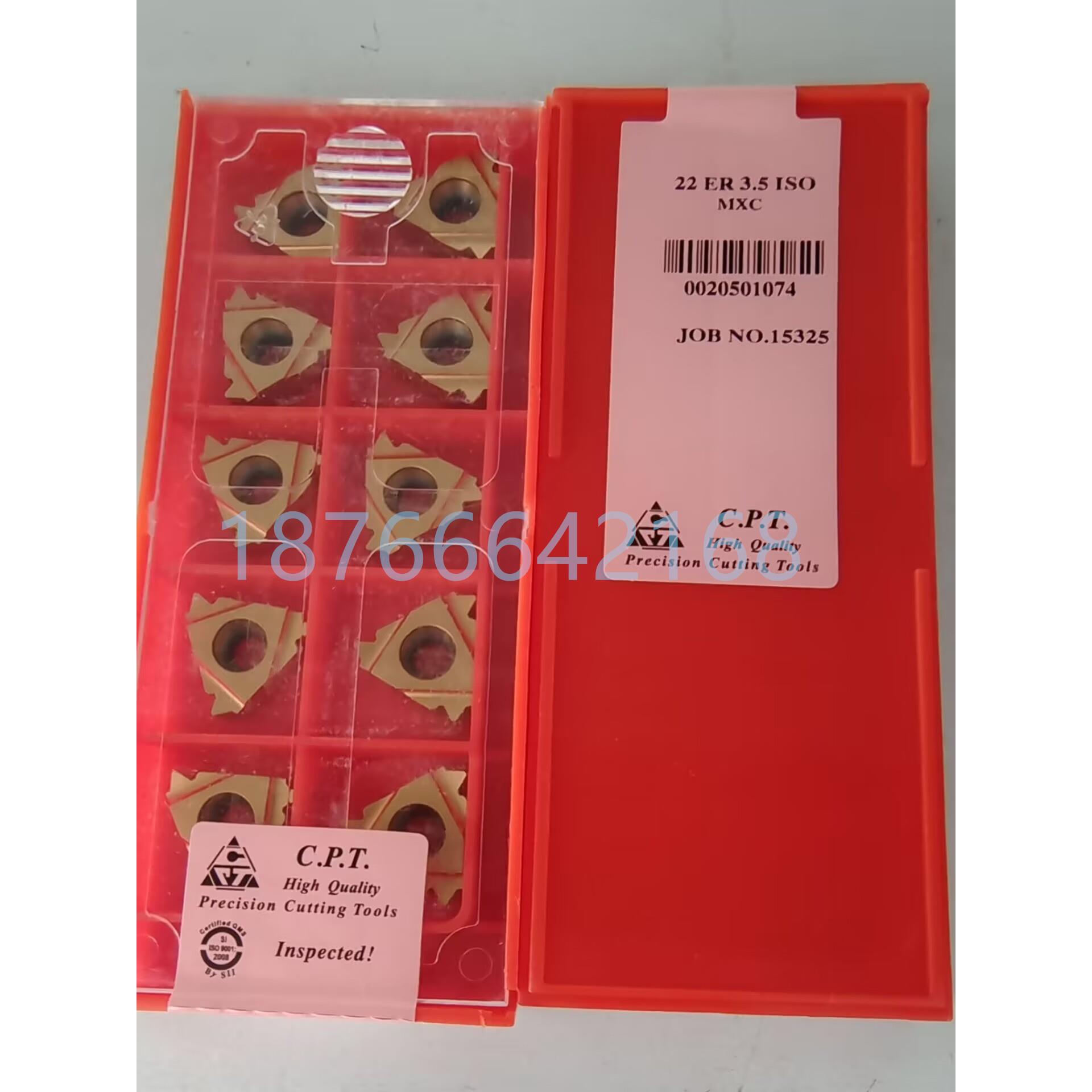 22ER 3.5ISO MXC 原装正品CPT 螺纹刀片