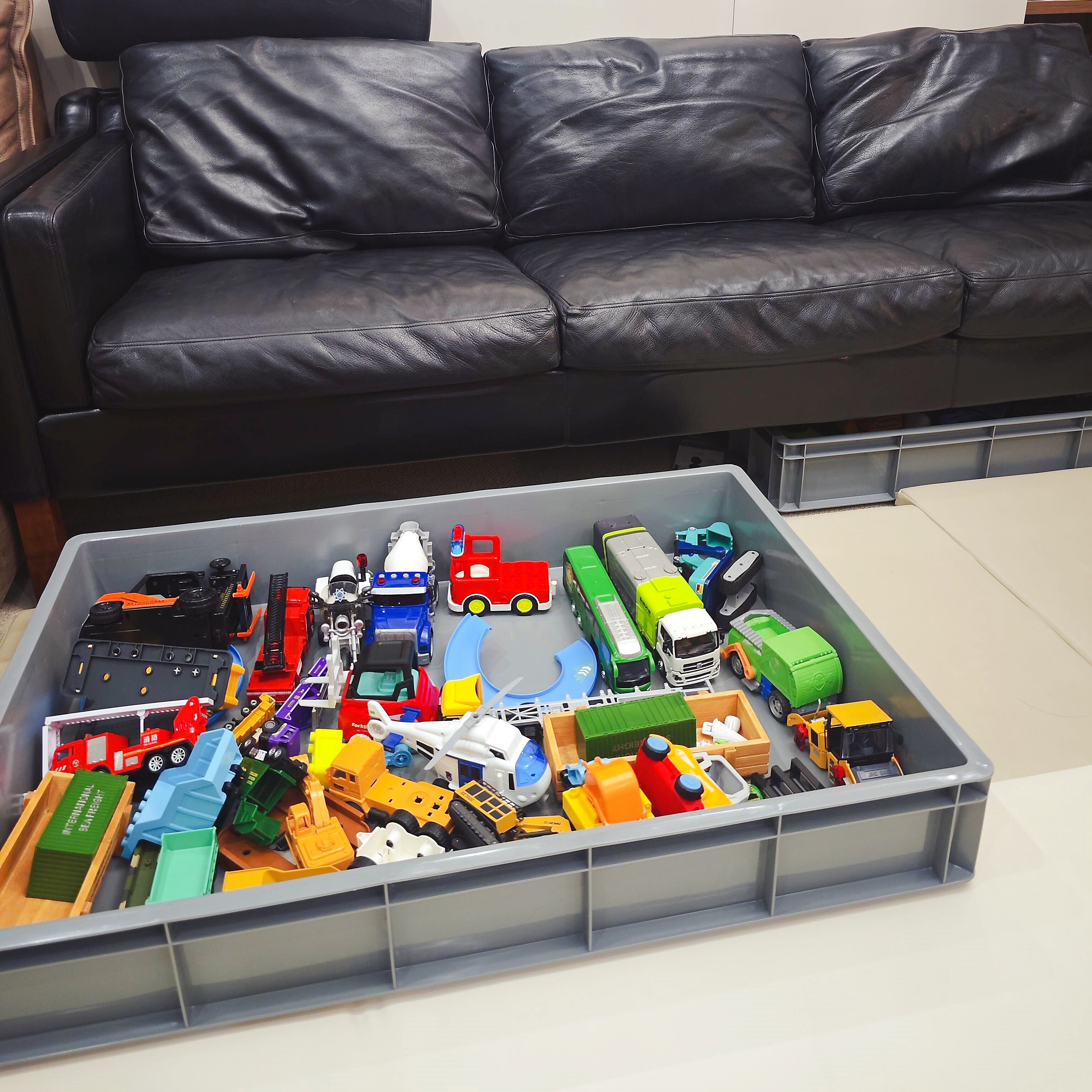 沙发底邪修！家用收纳神器抽屉式玩具零食整理箱置物架床底储物盒