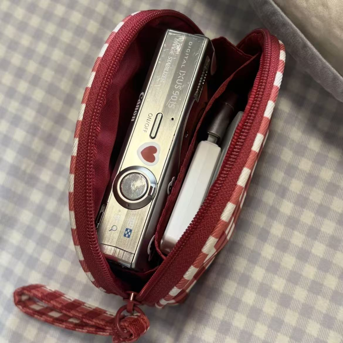 微单ccd相机收纳包防磕碰旅行便携零钱充电宝数据线收纳袋化妆包