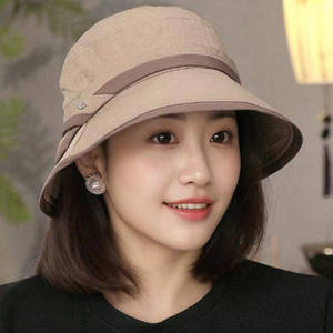 2026新款轻薄速干防晒帽春夏季渔夫帽凉帽遮脸出游遮阳帽子女盆帽