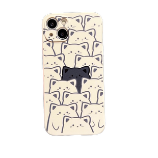 ins风小熊手机壳苹果13卡通iPhone12promax/15适用16max新款女8plus/6s可爱14max情侣11pro硅胶7/se3软全包直