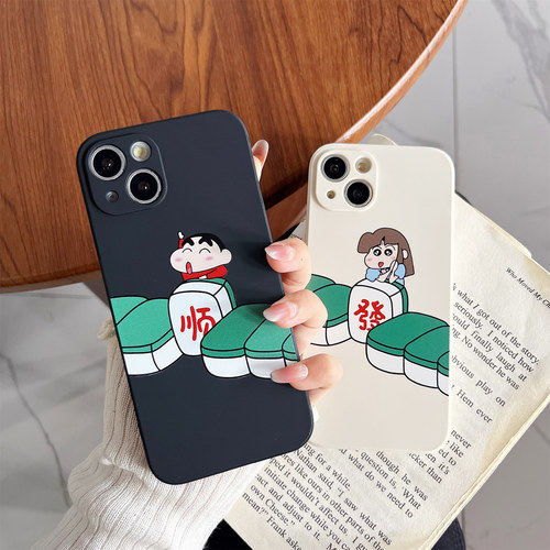 苹果iPhone硅胶卡通情侣防摔